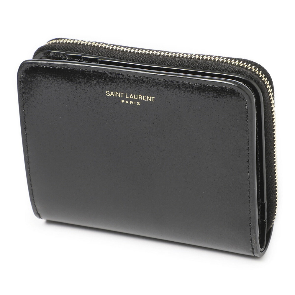 Saint Laurent Bi fold Wallet Coin Black - Picture 2 of 6